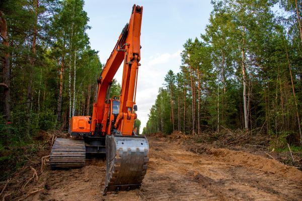 Cost of Backhoe Land Clearing in Dawsonville